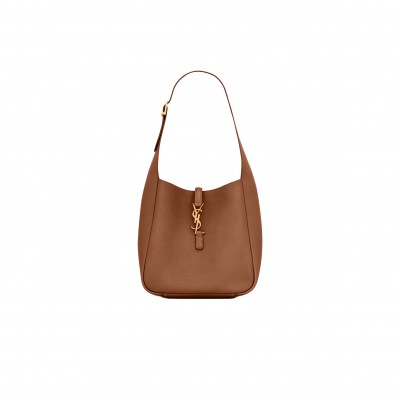 YSL LE 5 À 7 SUPPLE SMALL IN GRAINED LEATHER 713938AAAUQ2536 (23*22*8cm)